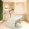 Maca Estofada Luxo para Estética, Spa, Cílios, Sobrancelhas Courino Bege Bz Home Decor - 1