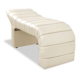 Maca Estofada Luxo para Estética, Spa, Cílios, Sobrancelhas Courino Bege Bz Home Decor - 4