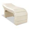 Maca Estofada Luxo para Estética, Spa, Cílios, Sobrancelhas Courino Bege Bz Home Decor - 4