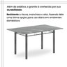 Conjunto de Mesa Retangular 140x75cm Tampo Granito Topázio 6 Cadeiras Lavínea - 8