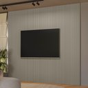 Ver imagem 1 de Painel Ripado de Madeira Decorativo para Sala Quarto 297x250cm Slats L05 Gris Fosco - Lyam Decor