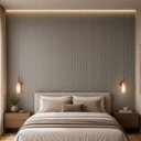 Ver imagem 4 de Painel Ripado de Madeira Decorativo para Sala Quarto 297x250cm Slats L05 Gris Fosco - Lyam Decor