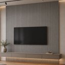 Ver imagem 3 de Painel Ripado de Madeira Decorativo para Sala Quarto 297x250cm Slats L05 Gris Fosco - Lyam Decor