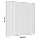 Ver imagem 6 de Painel Ripado de Madeira Decorativo para Sala Quarto 297x250cm Slats L05 Gris Fosco - Lyam Decor