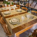 Ver imagem 1 de Passadeira Para Mesa Em Junco 1,50mt X 30cm Caminho Mesa