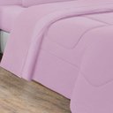 Ver imagem 4 de Kit Edredom + Jogo de Lençol Malha 100% Algodão Gran Moratta 7 Peças Casal - Rosa Bebê-rosa Beb