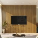 Ver imagem 1 de Revestimento de Parede Painel Ripado PVC Interno Barra 270x15cm Bariri PVC Bariri Cerejeira