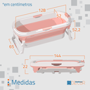 Ver imagem 2 de Banheira para Adulto Dobrável Gigante - Amarelo