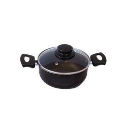 Transforme suas refeições com a Caçarola Antiaderente Nº22 da Luz Nobre Preto - 2