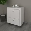 Ver imagem 5 de Gaveteiro para Arquivos Pastas Suspensa 60x52 Cm Me4112 Branco