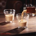 Ver imagem 4 de Jogo 2 Copos Shot BGD100N Licor Café Vidro Borossilicato Parede Dupla Transparente Bugatti 100ml