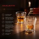 Ver imagem 2 de Jogo 2 Copos Shot BGD100N Licor Café Vidro Borossilicato Parede Dupla Transparente Bugatti 100ml