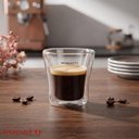 Ver imagem 7 de Jogo 2 Copos Shot BGD100N Licor Café Vidro Borossilicato Parede Dupla Transparente Bugatti 100ml