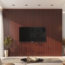 Ver imagem 1 de Painel Ripado de PVC Barra de 2,70mX0,15cm Venda em (0,40m²)  CEDRINHO