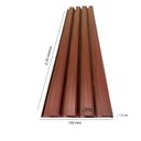 Ver imagem 4 de Painel Ripado de PVC Barra de 2,70MX15CM (0,40m²) Bariri