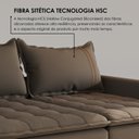 Ver imagem 6 de Sofá Cama Retrátil em Madeira Eucalipto e Bouclê 220cm Flórida