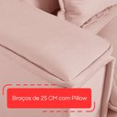 Ver mais imagens de Sofá Retrátil Reclinável 190cm Istambul Yescasa