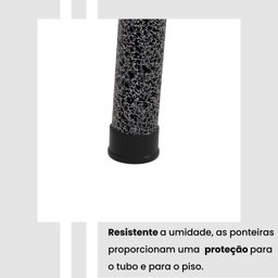 Conjunto de Mesa Retangular 120x75cm Tampo Granito Topázio 4 Cadeiras Lavínea - 10