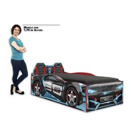 Bicama Infantil Tornado Fun - Preto - 7