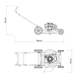 Cortador de Grama a Gasolina Tramontina com Diâmetro de Corte 500MM 6HP CC50M - 4