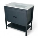 Ver imagem 1 de Gabinete para Banheiro 2 Portas Hudson