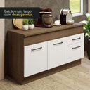 Ver imagem 7 de Armário de Cozinha Compacta 150cm Rustic/branco Agata Madesa 01