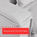 Ver mais imagens de Sofá Retrátil Reclinável 210cm Istambul Yescasa