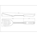 Ver imagem 2 de Espátula Tramontina Utilitá em Aço Inox com Cabo de Polipropileno Vermelho Tramontina