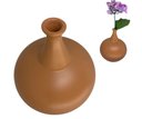 Ver imagem 1 de Vaso Cerâmica Terracota Barroco Decorativo Rustico Colonial Fort Line Vaso de Barro, Vaso de Cerâmic