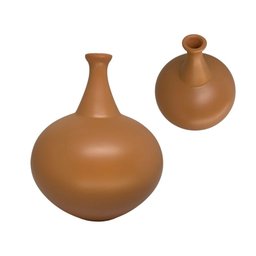 Vaso Cerâmica Terracota Barroco Decorativo Rustico Colonial Fort Line Vaso de Barro, Vaso de Cerâmic - 3
