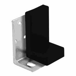 50 Cantoneira Aérea Preta Para Móveis - 1