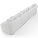 Ver imagem 7 de Sofá 5 Lugares para Sala de Estar Living 394cm Arlo F04 Bouclê Off White - Lyam Decor