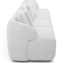Ver mais imagens de Sofá 5 Lugares para Sala de Estar Living 394cm Arlo F04 Bouclê Off White - Lyam Decor