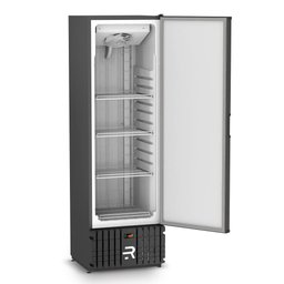 Expositor Vertical Congelados Refrimate 400 Litros Porta Sólida Preto e Branco 220v Vcco400psaf - 2