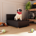 Ver imagem 2 de Cama Box Pet Para Cachorro E Gato 64X45X39:Marrom