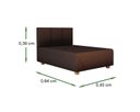 Ver imagem 3 de Cama Box Pet Para Cachorro E Gato 64X45X39:Marrom