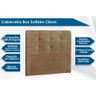 Painel de Cama Box Estofada Solteiro Clean Plus Suede Marrom Taupe - Simbal - 2