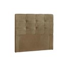Ver imagem 1 de Painel de Cama Box Estofada Solteiro Clean Plus Suede Marrom Taupe - Simbal