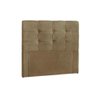 Painel de Cama Box Estofada Solteiro Clean Plus Suede Marrom Taupe - Simbal - 1