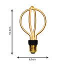 Ver imagem 3 de Kit 3 Lâmpada Arco Duplo Poptem Filamento de Led Bivolt 4w Decorativa