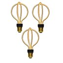 Ver imagem 1 de Kit 3 Lâmpada Arco Duplo Poptem Filamento de Led Bivolt 4w Decorativa