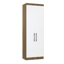 Ver imagem 1 de Guarda Roupa Dormitório Modulado Paris Módulo 2 Portas - Luciane 325:Avelã e Branco