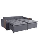 Ver imagem 5 de Sofá Cama Retrátil e Reclinável Future 2 Lugares 2,10m com Usb Ventricci