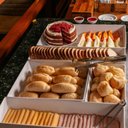 Ver imagem 1 de Kit 2 Travessas Melamina 53x32cm Branca Restaurante Buffet Haus Concept
