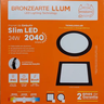 Slim Led 2040 - LLUM Embutir/Slim Branco Quadrado - 3
