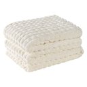 Ver imagem 1 de Cobertor Comfy Queen Manta Ultrasoft Alto Relevo Super Macia - Marfim - Palha