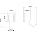 Ver imagem 3 de Kit com 3 Cabides para Banheiro Bl6060 Ducon Metais