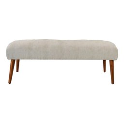 Recamier Rubi 1 M Linho Bege - Dominic Decor - 1