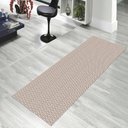 Ver imagem 3 de Jogo Tapetes Passadeira Cozinha 3 Pç Antiderrapante Egípcio - Bege