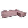 Sofá Cama Reclinavel com Chaise Penélope Turkey Rosa F447 - Matrix - 4